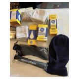 LITE BULBS, MASK, HANKIES ETC.