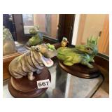 ALONG FOR THE RIDE FRANKLIN MINT FIGURINE AND EYE