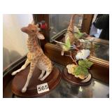 LONG WAY UP FRANKLIN MINT FIGURINE & WHITE EARED