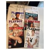 10 PLAYBOY MAGAZINES SEE PHOTO FOR DATES