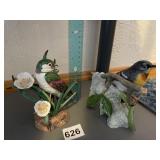 LENOX VIOLET GREEN SWALLOW AND NORTHERN PARULA