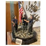 RAISING THE FLAG THE DANBURY MINT