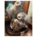 SNOWY OWLS BY KATSUMI ITO 1989 THE DANBURY MINT
