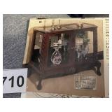 NEW IN BOX CONSOLE CURIO CABINET NEEDS ASSEMBLED