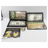 24KT GOLD OBVERSE & REVERSE BLACK RUTHENIUM