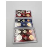 2008 3 MINT PROOF SETS