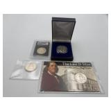 BEN FRANKLIN 1961-P PROOF, 1963 D, COLORIZED 1963