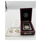 1878 8 TAIL FEATHER ERROR SILVER DOLLAR BRADFORD