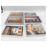 1909 VDB PENNY AND GOLD-PLATED PENNY AND CIVIL