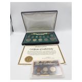 12 MOST COLLECTED COINS SET IN BOX