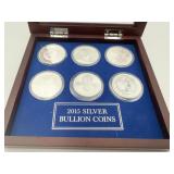 2015 SILVER BULLION COIN SET BY DANBURY MINT