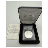 2015 - W BURNISHED FIRST STRIKE SLABBED SILVER