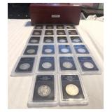 COLLECTION OF BARBER HALVES SEE PHOTOS FOR DATES