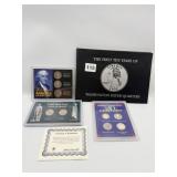 SILVER WASHINGTON QUARTERS 32-42P WITH BARBER