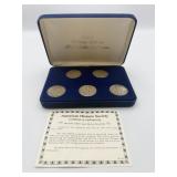 SILVER WALKING HALVES 1934, 35, 40, 41,42 - TOTAL