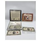 1898 INDIAN HEAD PENNY AND 1896 BARBER SILVER