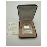 2014 BASEBALL FIRST CURVED SILVER DOLLAR GRADE