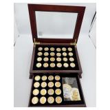 PLATINUM AND GOLD HIGHLIGHTED SACAGAWEA DOLLARS