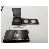 1977-78 SILVER IKE DOLLARS S PROOFS WITH