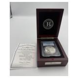 THE LAST MORGAN SILVER DOLLAR 1921P MS 63 IN