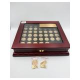 PLATINUM AND GOLD HIGHLIGHTED US PRESIDENT COINS