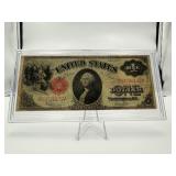 COLUMBUS NOTE 1917 RED SEAL IN CASE