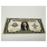 SILVER CERTIFICATE 1 DOLLAR BILL BLUE SEAL