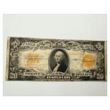1922 20 DOLLAR GOLD CERTIFICATE VERY NICE COND