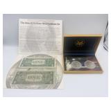 MOTTO/ NO MOTTO SILVER CERTIFICATE SET AND GREAT