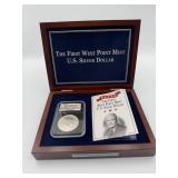 1990 - W IKE SILVER DOLLAR FROM FIRST WEST POINT