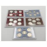 US STATE QUARTER SET SOME ARE SILVER PROOF SETS