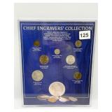 CHIEF ENGRAVERS COLLECTION DISPLAY SET