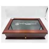 EMPTY NFL COIN CASE WITH KEY