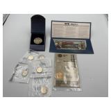 TRUMP $2.00 NOTE, NATIVE AMERICAN COIN SET, 2004