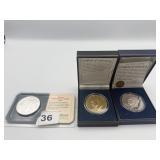 2007 P SILVER EAGLE AND BICENTENNIAL 76 AND 78-S