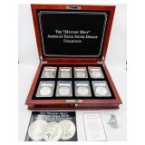 2011-2014 SILVER EAGLE COINS MS70 CONDITION 8