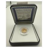 2016 AMERICAN EAGLE $5.00 GOLD COIN 1/10 OZ