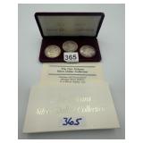 MORGAN SILVER DOLLARS 1883O, 1884O, 1885O IN