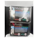 COLORIZED STATE QUARTER BOOK 50 PAGES