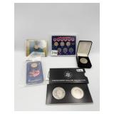 EISENHOWER S SILVER DOLLAR SILVER SET VERITY SET
