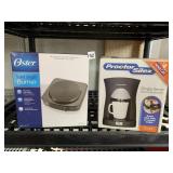 HOT PLATE AND COFFEE BREWER