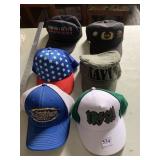VINTAGE MILITARY HATS AND AMERICAN SNAP BACKS
