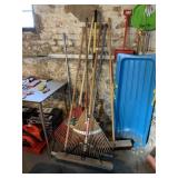 PUSH BROOM, RAKES ETC.