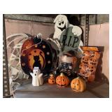 HALLOWEEN DECORATIONS, GHOST, ETC.