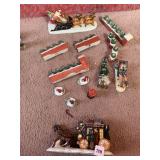 CHRISTMAS VILLAGE ACCENT PIECES INCLUDING LEMAX