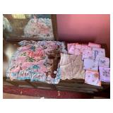 SILK FLORIDA SCARF AND OTHER VINTAGE HANKIES