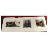 BATTERY OPERATED VILLAGE SCENE WITH LANTERNS