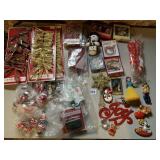 HOLIDAY ORNAMENTS AND BOWS