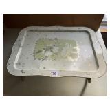 TIN LAP TRAY WITH LEGS
