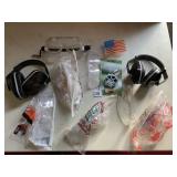 EAR PROTECTION, SAFETY GLASSES, WIRE
